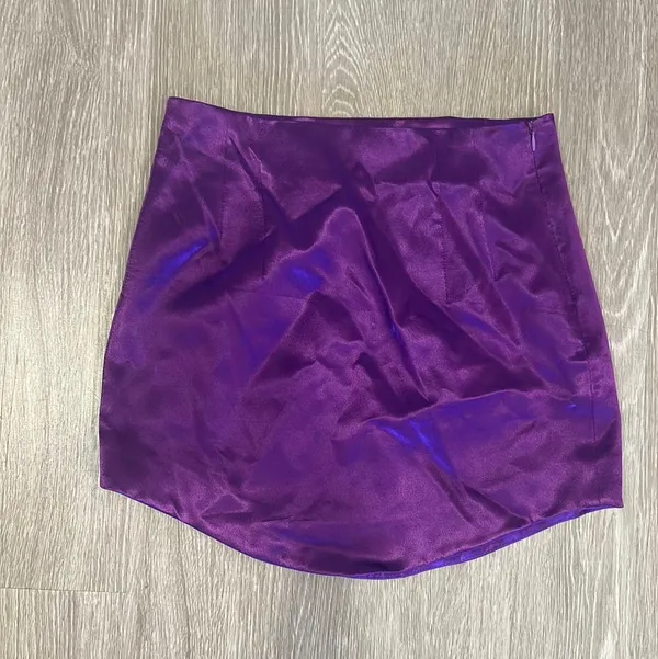 ZARA Satin Effect Skirt - Image 2