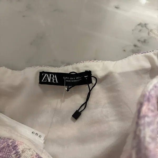 Zara corset top cotton candy color - Image 2