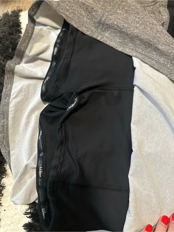 Lululemon Pace Rival Skirt Tall 15" Heather Lux Multi Black W8A82T size 12 - Image 6