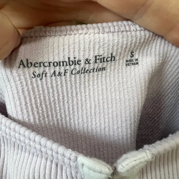 Abercrombie Tank ribbed seamless hook-and-eye corset scuba pastel - Image 3