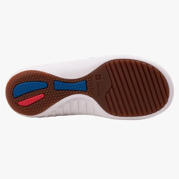 Spenco‎ Orthotic Nubuck Mules Siesta Nuevo Stripe Navy - 9 Wide B22A - Image 4