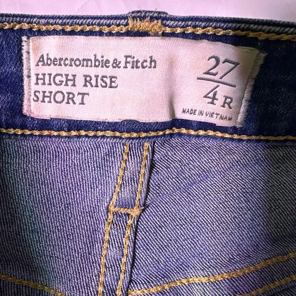Abercrombie & Fitch Classic Blue Jean Shorts - Image 2