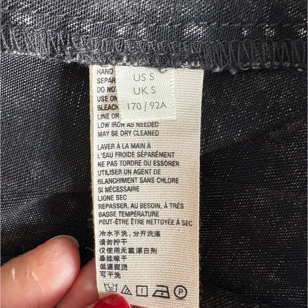 Free People Size Small Marina Denim‎ Babydoll New Condition - Image 6
