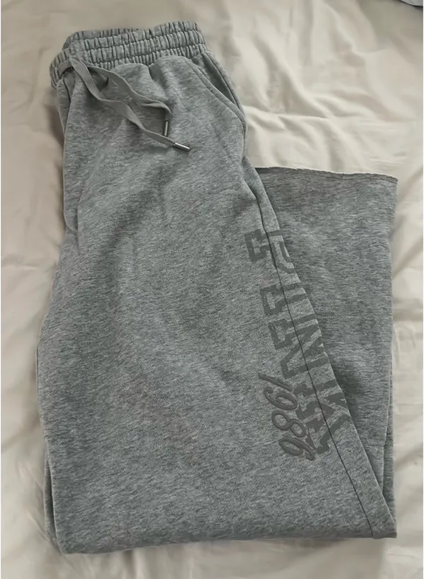 PINK Gray Sweatpants - Image 2