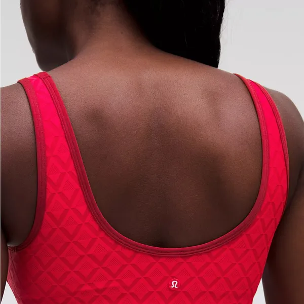 NWT LULULEMON - Textured Mesh Tennis Tank, B/C Cup - $68 - XL - Image 6