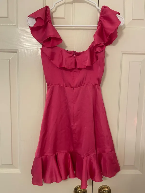 Lucy in the sky hot pink dress - Image 4