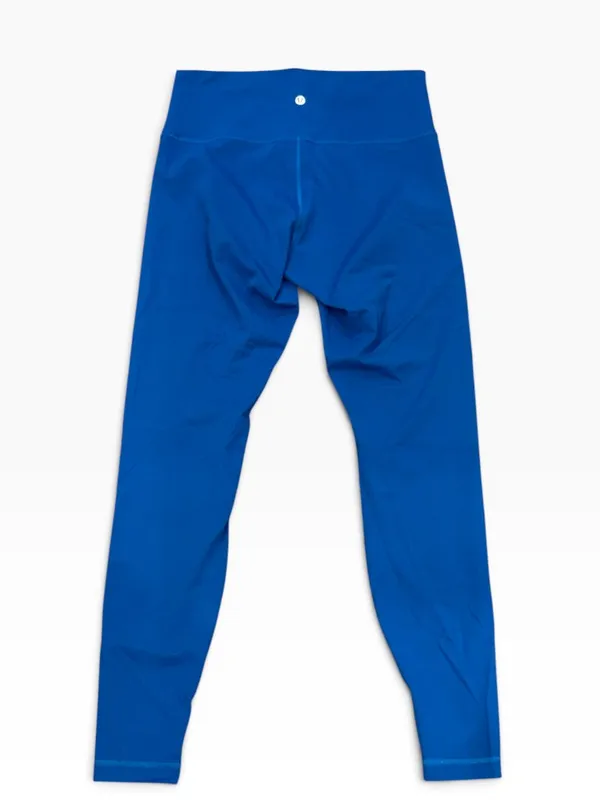 Lululemon Wunder Under 28" Leggings Pants Blue Size 10 Athletic Gym Workout - Image 3
