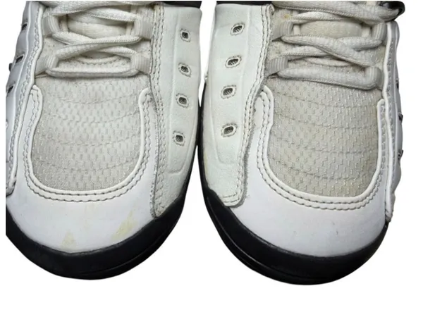 VINTAGE ADIDAS BARRICADE II W TENNIS SNEAKERS • White Black • Women's 9.5 Y2K - Image 7