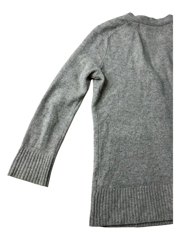 MADEWELL Women Speckled Brown Maysfield Cardigan Grandpa Sweater Merino Wool XS - Image 6