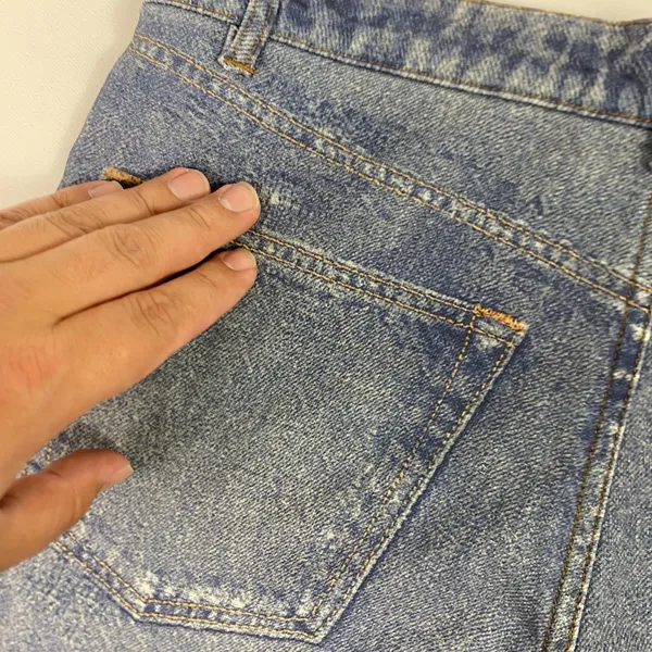 Ecru‎ Jeans Womens 8 Blue High Rise Wide Leg Denim Pants Style 1439 Casual - Image 11