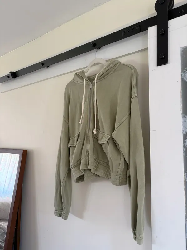Aerie Zip-Up Hoodie Sweatshirt - Image 2