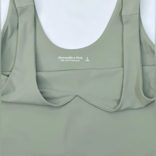 Abercrombie & Fitch Soft Matte Seamless Sweetheart Bodysuit - Mint Green - S - Image 7