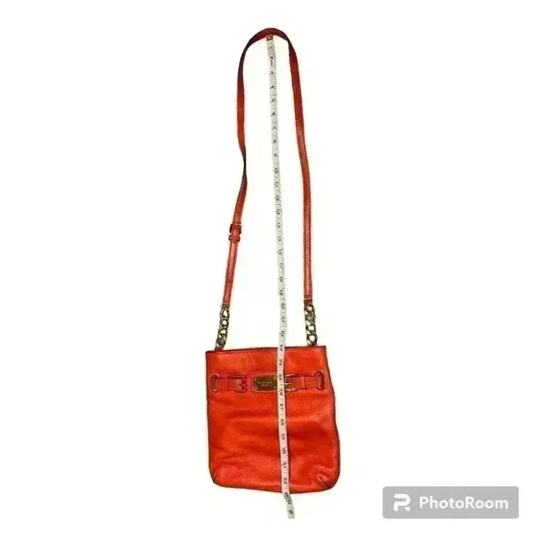 Michael‎ Kors Hamilton Tangerine Crossbody Purse - Image 9