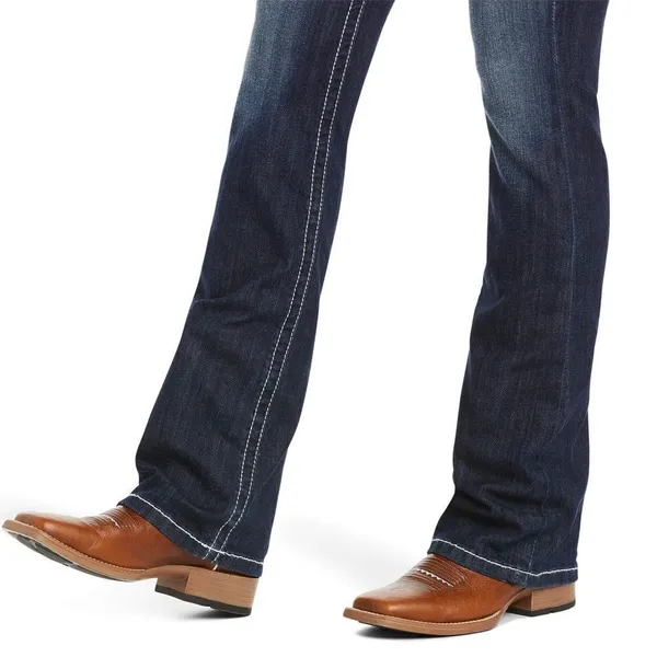REAL ARIAT Low Rise Boot‎ Rosy Whipstitch Jeans C21 - Image 3