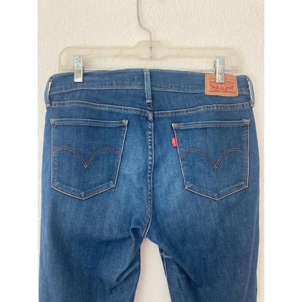 Levi's Women's 710 Super Skinny Modern Minimalist Clean Girl Blue Denim Jeans 30 - Image 6
