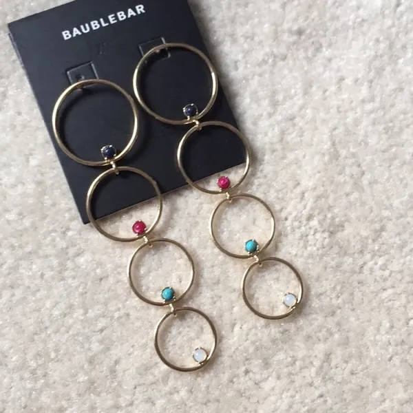 Baublebar multi hoop earrings - Image 6