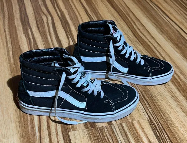 Black Vans High-Top Men's Shoes - Image 2