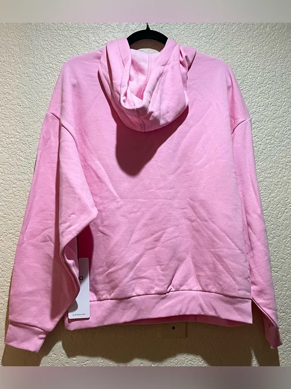ALO Yoga NWT Accolade Hoodie Pullover Sweet Pink Size M Unisex SOLD OUT RARE - Image 3