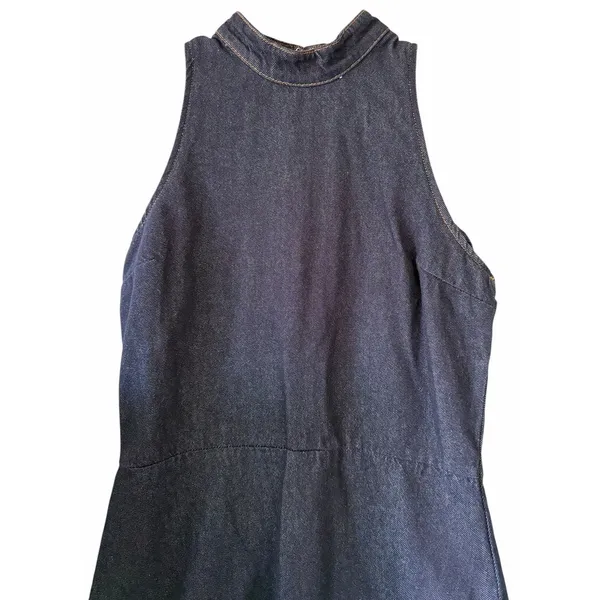 Amanda Uprichard X Revolve Marshall Mini Dress‎ Indigo Women's Size X-Large - Image 3
