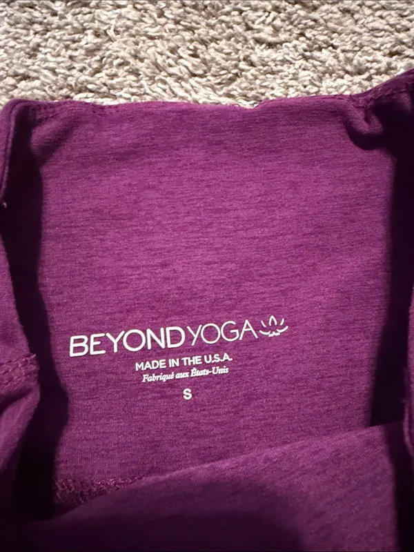 Beyond Yoga Women’s Purple Spacedye Caught in the Midi Leggings Small - Image 2
