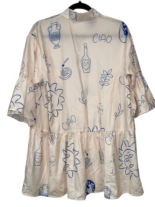 CoMMENSE Oversized Sun Print Short Dress Size Medium NWT - Image 5