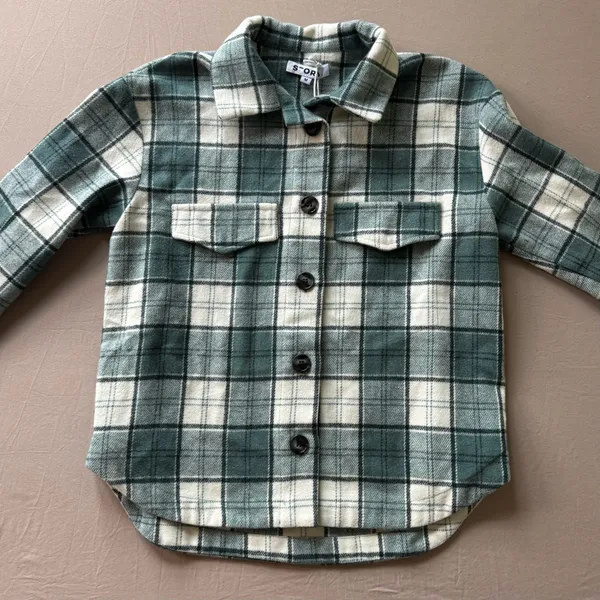 Story Granada Plaid Flannel Over Shirt Jacket - Image 3