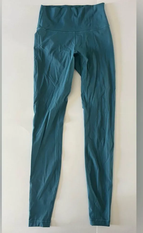 Lululemon Wunder Under High-Rise Tight Desert Teal Women’s Leggings Size 6 - Image 4