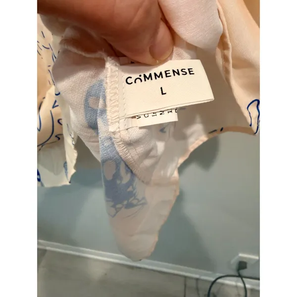 Commense Oversized Sun Print Short Dress L - Image 7