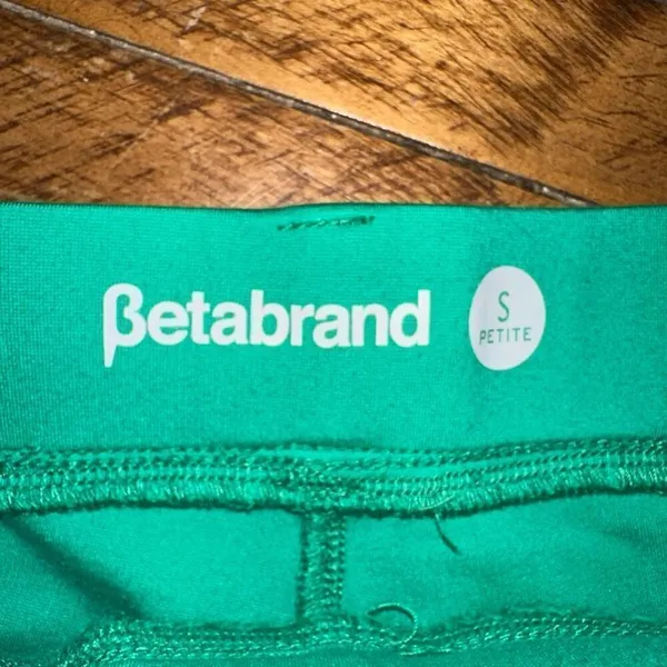 Betabrand Kelly green business casual knit SP slacks - Image 2