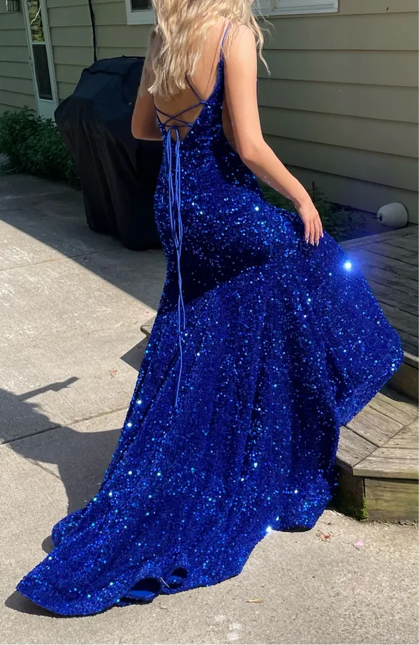 AMARRA Prom Dress Blue Size 00 - Image 4