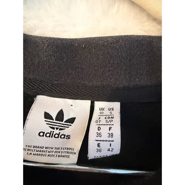 Adidas Originals Mock Neck Sweatshirt Black Pink Branded Collar GM1102 Womens S‎ - Image 4