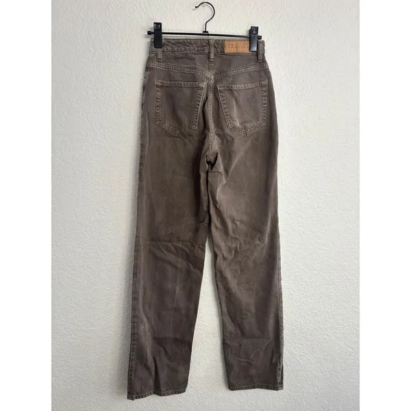 PacSun 90s Boyfriend Jeans 24‎ Brown High Rise Relaxed Straight Leg Denim - Image 2