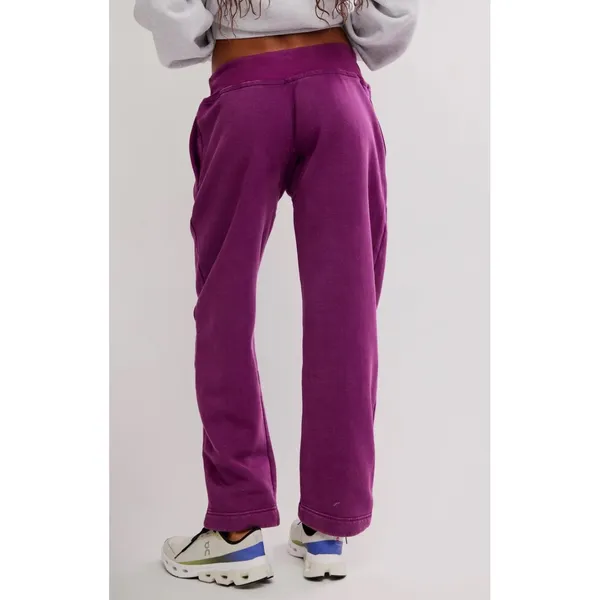 NWT Free People Movement Final‎ Call Pants/Deep Mulberry Medium - Image 9