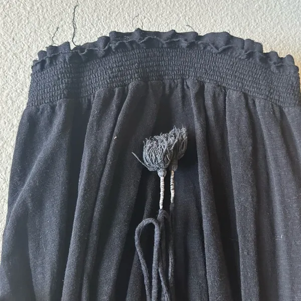 Free People Linen Blend Peasant Style Top - Image 6