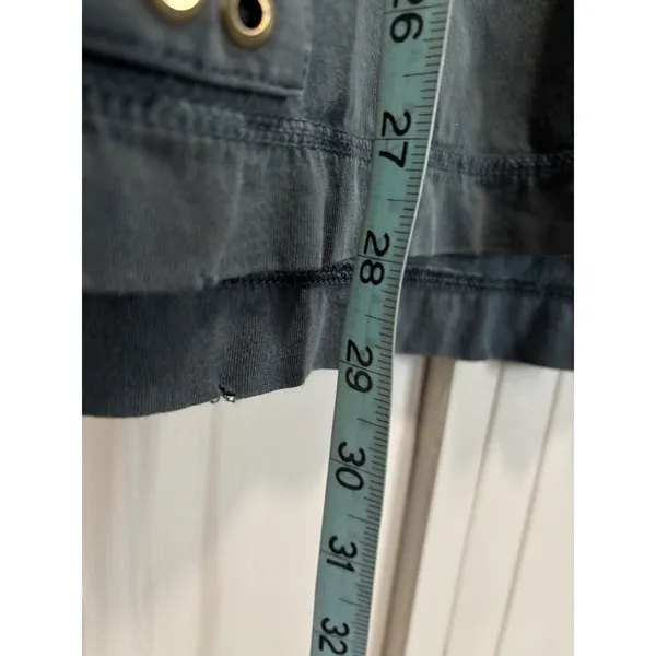 Converse One Star Top Women's Gray Long‎ Sleeve Button Pockets Soft Casual - Image 3