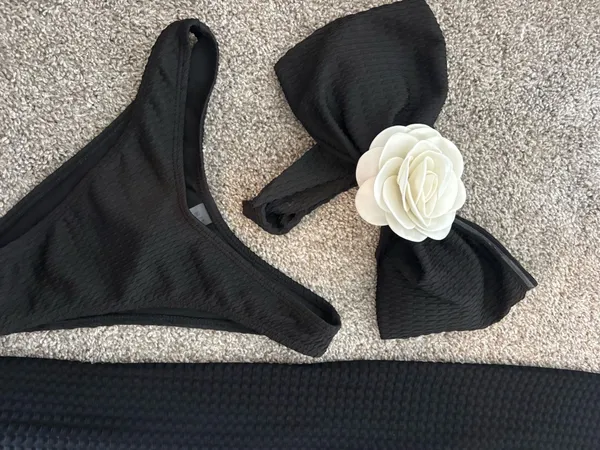 Bathing Suit Set Black - Image 2