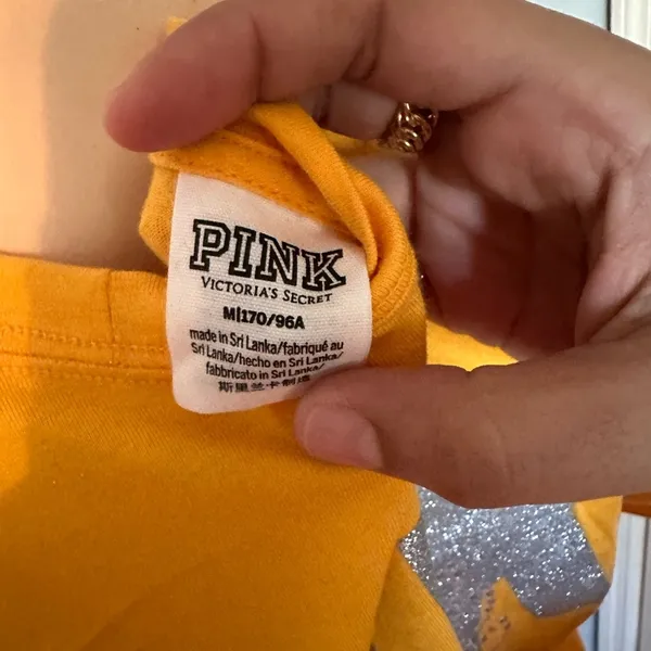 PINK bling shirt Size M - Image 3