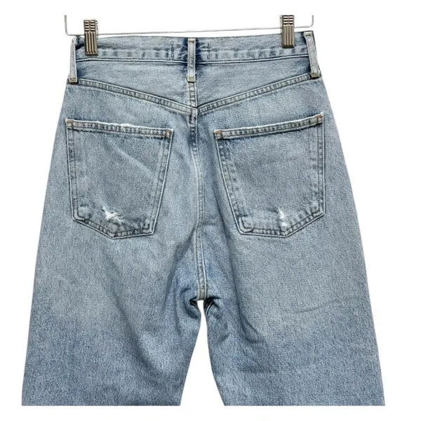 AGOLDE 90s Distressed Straight Leg Jeans Size 23 - Image 5