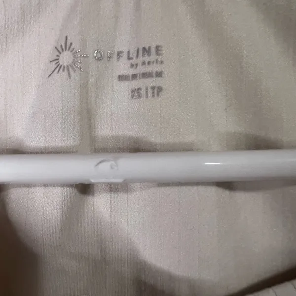 Aerie Cream Crop Top - Image 2