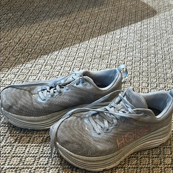 Hoka One W Gaviota 5 1134235 HMRG Gray Running Shoes Size 8 B - Image 7
