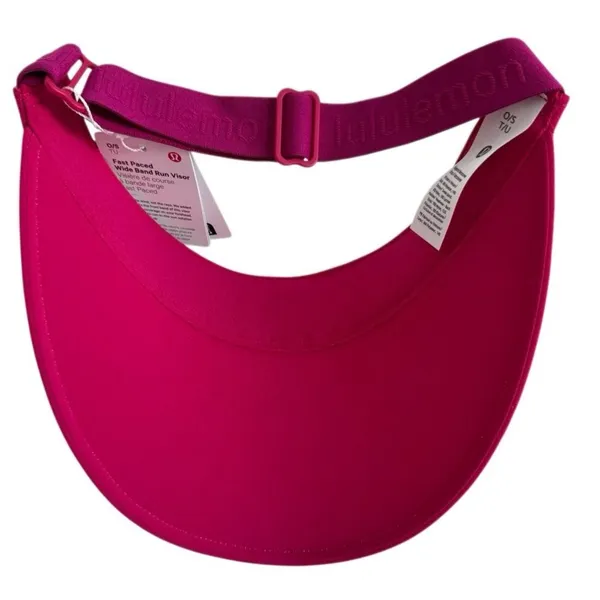 Lululemon Womens Fast Paced Wide Band Running Visor Passionate - Image 5
