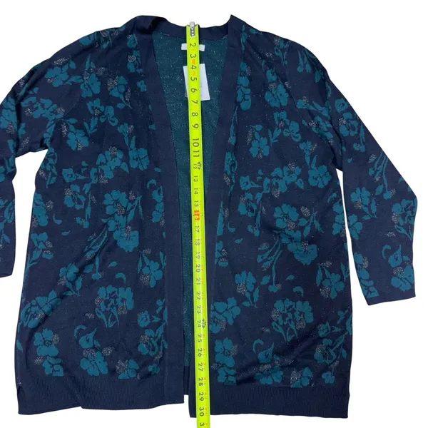 Croft & Barrow Women's Floral Cardigan New With Tags 1X - Image 5