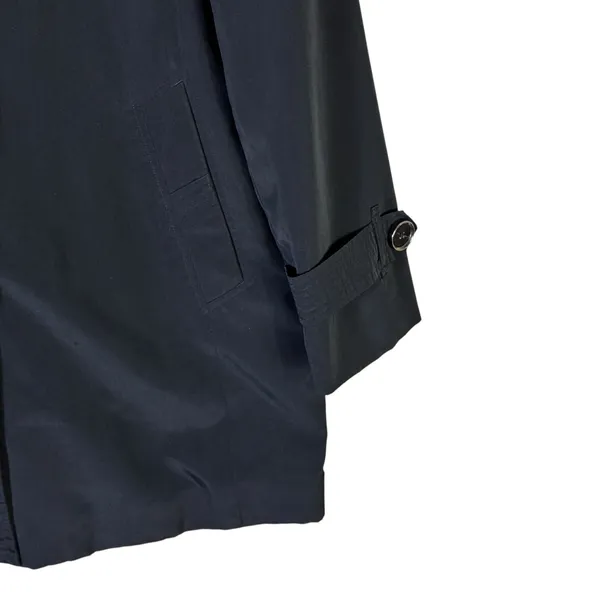 London Fog Womens Classic Trench Coat‎ Size L Black Work Office Timeless Classic - Image 5
