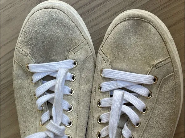 Vionic Winny Cream Suede Lace-Up Sneakers - Image 10