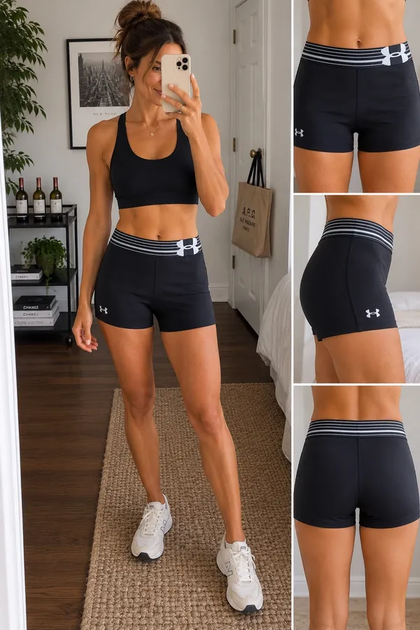NWT Under Armour HeatGear Alpha 3” Compression Shorty Shorts – Small - Image 2