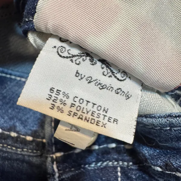 Virgin Only Women's Embellished Bootcut Jeans Dark Wash Size 9/30 western rodeo - Image 12