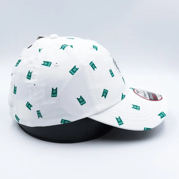Imperial Evans Scholars‎ Par Club Hat Womens Small White Green Ponytail UPF 50+ - Image 10