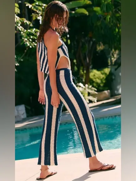 FREE PEOPLE Fauxchet Set - Navy Combo - Image 4