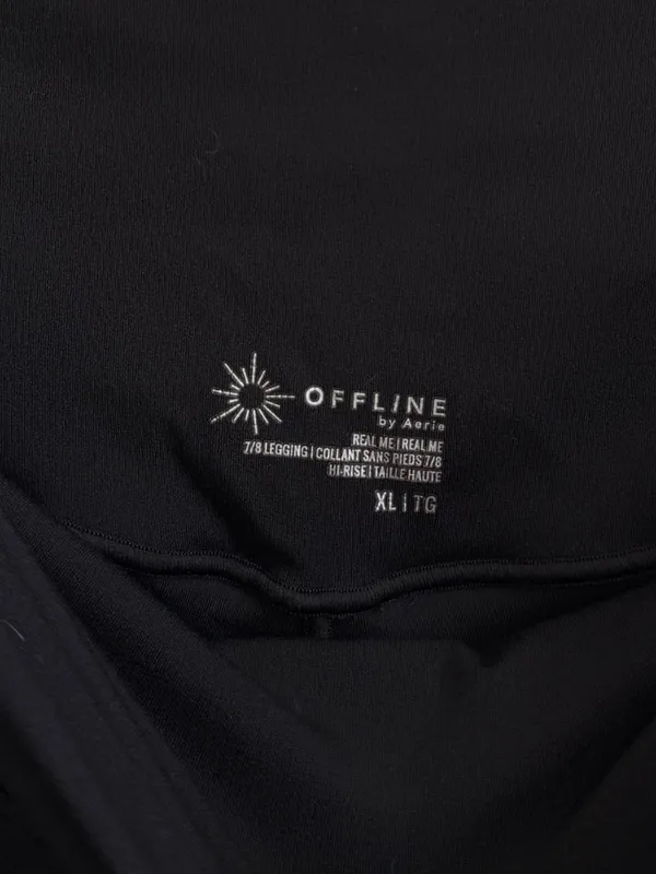 OFFLINE by Aerie Leggings Size XL Black 7/8 - Image 3