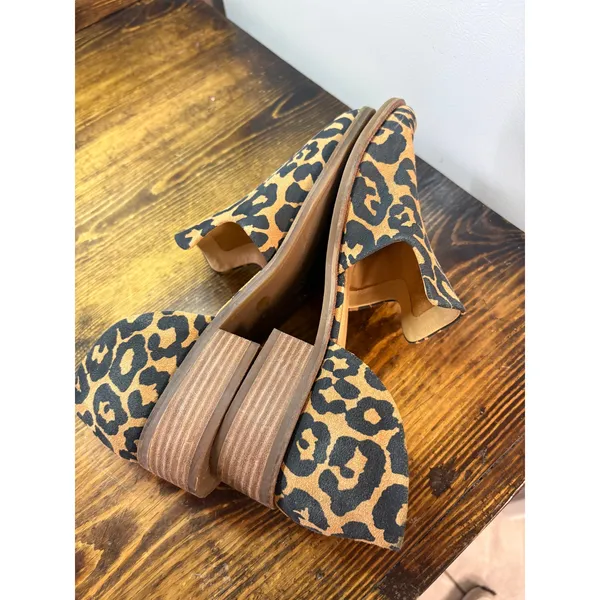 Lucky Brand Leopard Print‎ Side Cutout Ankle Boots Size 10 - Image 8